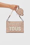 Сумочка Tous с круглым кошельком, бежевый - фото 7