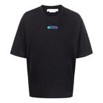 Футболка weed arrows oversized t-shirt 'black green' Off-White, черный - фото