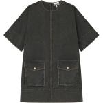 Платье с карманом GANNI, черный - фото