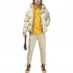 Мужской пуховик Jordan виноградного цвета - фото 4