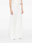 Брюки со складками Nissa, белый - фото 3
