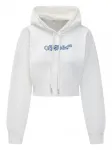 Толстовка с принтом "стрела" Off-White, белый - фото