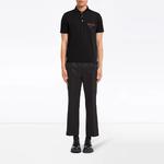 Рубашка поло мужская черная Prada, черный - фото 2