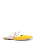 Мюли Suede Point Toe Mule 8 By Yoox, желтый - фото 4