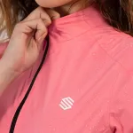 Женский велосипедный дождевик J2 Siroko, пастельно-розовый - фото 6