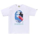 Футболка BAPE Carp Photo By Bathing Ape Tee, White - фото