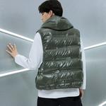 Пуховик-жилет унисекс Kappa, Темный Теневой Зеленый-3061 - фото 11