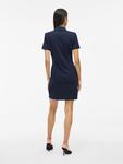 Платье до колена Vila, темно-синий - фото 4