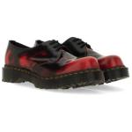 Dr.Martens 1461 Бекс Оксфорд «Черно-красный» - фото 4