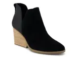Ботильоны Eliza Wedge Bootie Toms, черный - фото