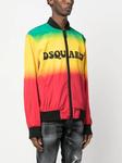 DSQUARED2 куртка на молнии с логотипом, зеленый - фото 3