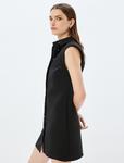 Платье рубашка Koton Shirt Dress, черный - фото 4