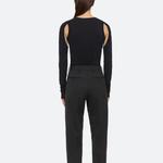 Вырезной вязаный джемпер Helmut Lang, черный - фото 5