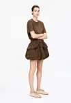 Мини-Юбка-Пузырь Arket, Brown - фото 4