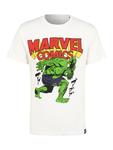 Футболка Re:Covered T-Shirt Marvel Comics Hulk Japan Washed, белый - фото