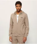 Толстовка regular fit Ea7, бежевый - фото