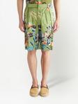 ETRO floral-print deck shorts, зеленый - фото 3