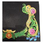 VERSACE Кожаный клатч унисекс черный - фото 2