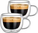 Стаканы Sophia 80 мл с ручками Aqualogis - фото