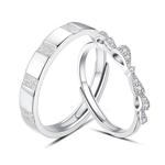 PARAS KORS Пара серебряных колец S925 Unisex - фото 11