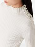 Свитер в рубчик Stella McCartney, белый - фото 5