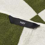 HAY Полотенце для рук Check, зеленый - фото