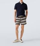 Кроссовки Collapse Re-Nylon и замша Prada, Neutral - фото 2