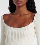 Вязаный топ Mugler, Snow - фото 4