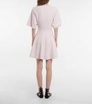 Плиссированное мини-платье ALAÏA, розовый - фото 3