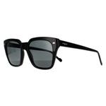 Квадратные женские черные темно-серые солнцезащитные очки Vogue, черный - фото 2