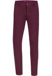 Узкие брюки-чинос JEFF Burch, бордовый - фото