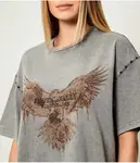 Футболка Oversize fit Just Cavalli, серый - фото 4