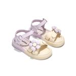 Детские сандалии PSY, бежевый/фиолетовый - фото 3