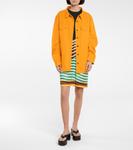 Хлопковая куртка-рубашка Dries Van Noten, оранжевый - фото 2