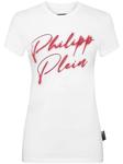 Philipp Plein футболка с логотипом, белый - фото