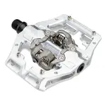 Педали Leatt Gravity 6.0 Clip-in 110x88mm, серебряный - фото