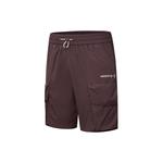 Карго-шорты унисекс бордовые Saucony, бордовый - фото