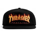 Кепка Thrasher Flame Emboidery Snapback, черный - фото 2