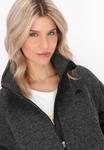Флисовая куртка Schmuddelwedda Fleece jacket, Dark Grey Melange/Dark Grey - фото 4
