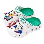 Детские сандалии ABC KIDS, белый/зеленый - фото 2