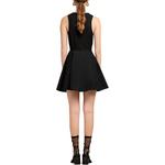 Парижское платье-мини без рукавов AMIPARIS, черный - фото 5