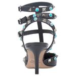 Valentino Туфли Rockstud Slim на шпильке черные - фото 6