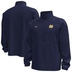 Мужская синяя куртка-анорак Notre Dame Fighting Irish Unstoppable Woven Storm Tech с полумолнией Under Armour - фото