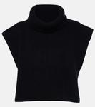 Кашемировый воротник eppie в рубчик. The Row, синий - фото