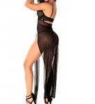 Ночная сорочка Eloise длинная в черном цвете Mapale - фото 2