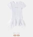 Украшенное платье Givenchy Kids, Light Grey - фото 2