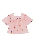 Топ с принтом мороженого Bonton, розовый - фото 2