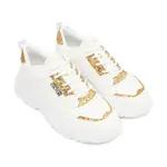 Кожаные кроссовки Versace, белый - фото 2