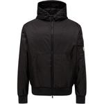 Куртка с капюшоном на молнии Moncler, черный - фото