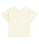 Футболка farah из хлопкового джерси в полоску Bonpoint, желтый - фото 3